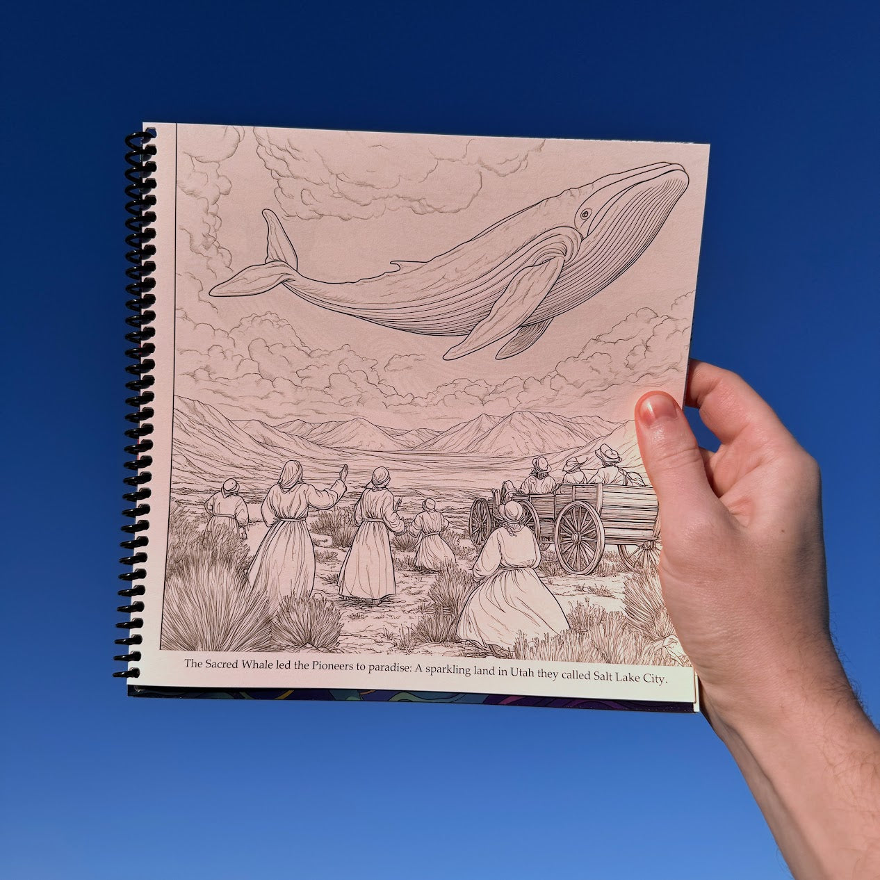Sacred Whale Coloring Book