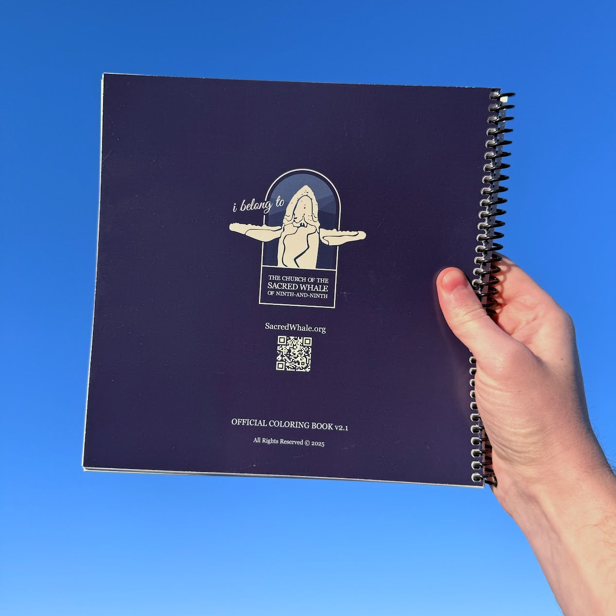Sacred Whale Coloring Book