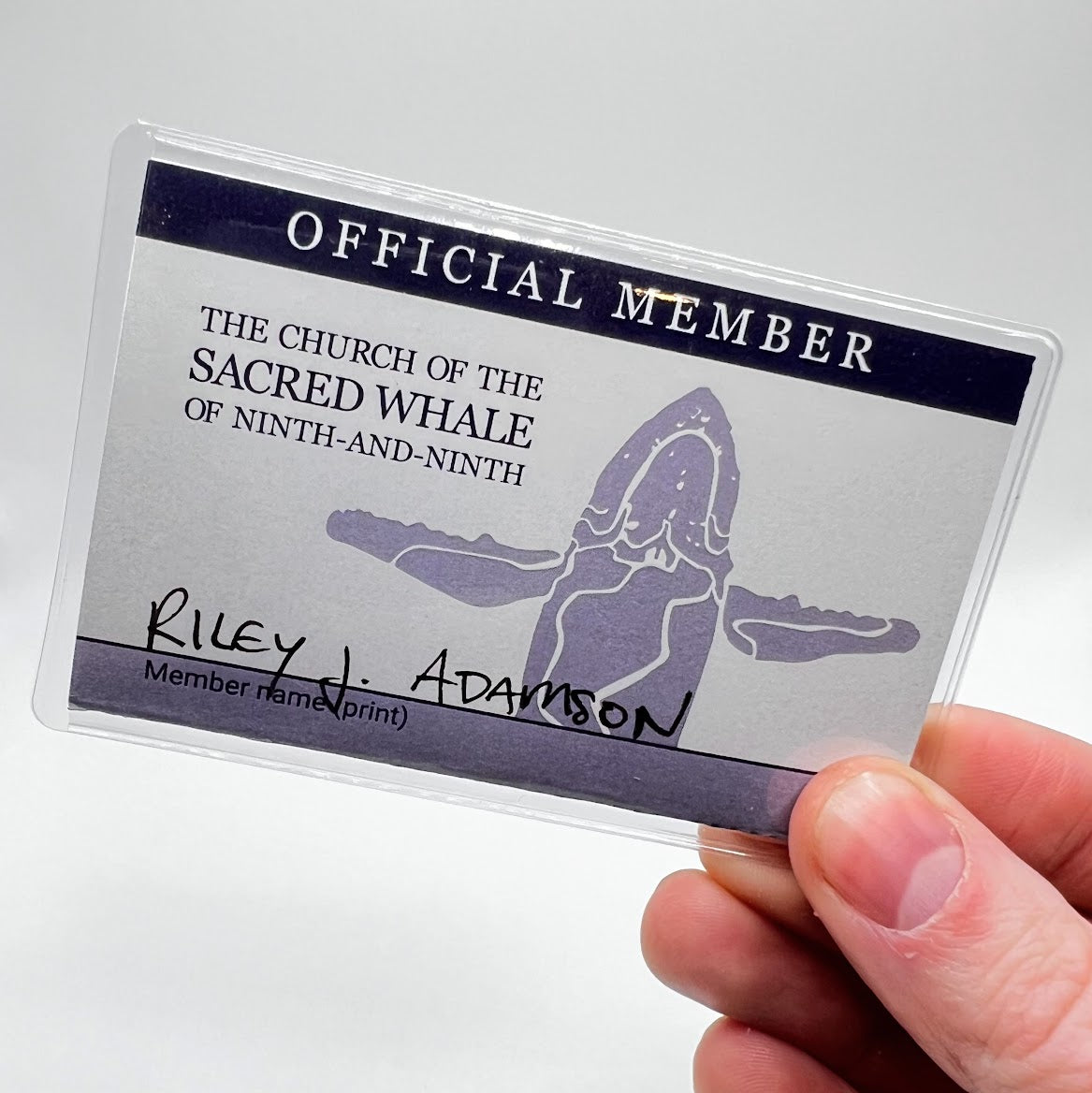 Official Membership Card