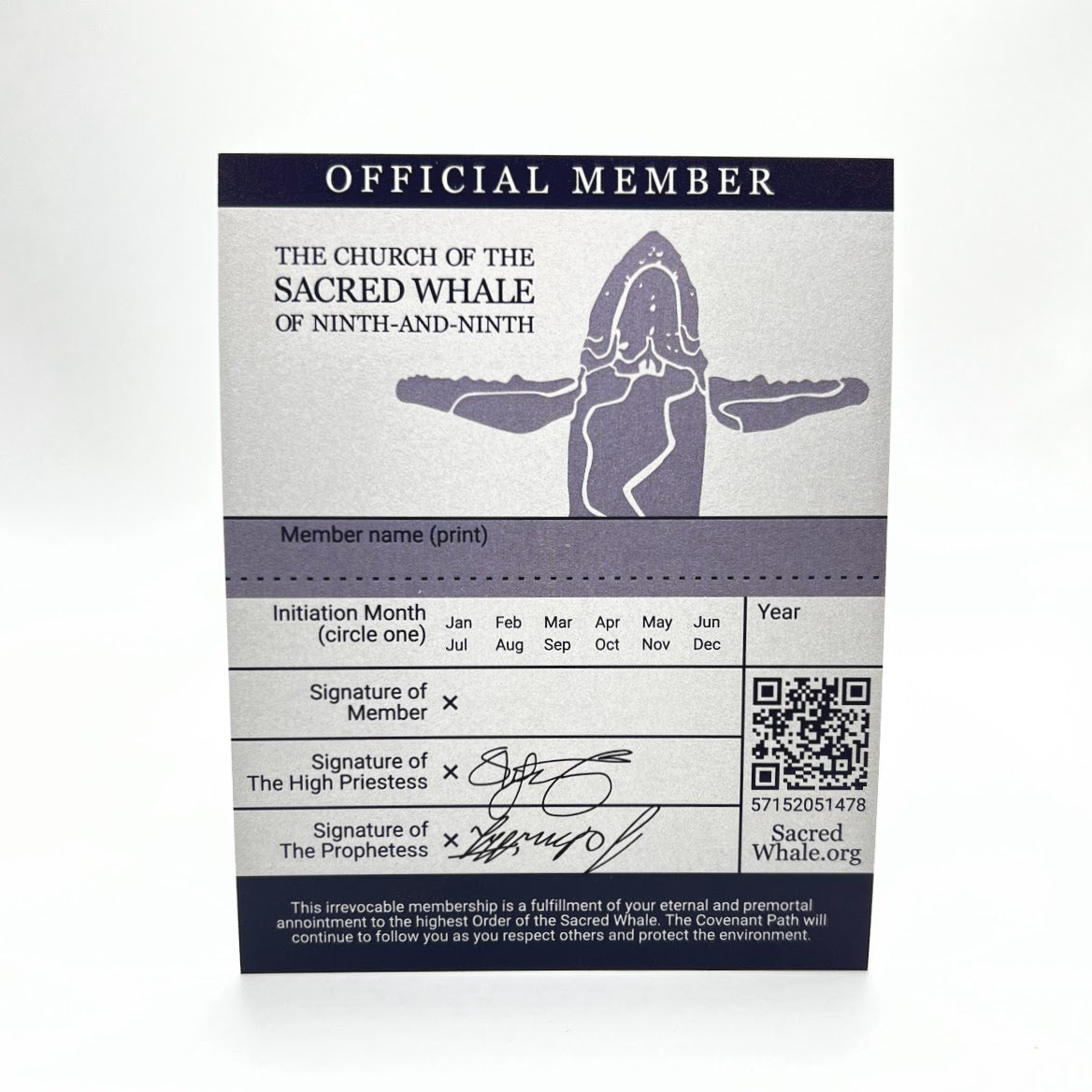 Official Membership Card