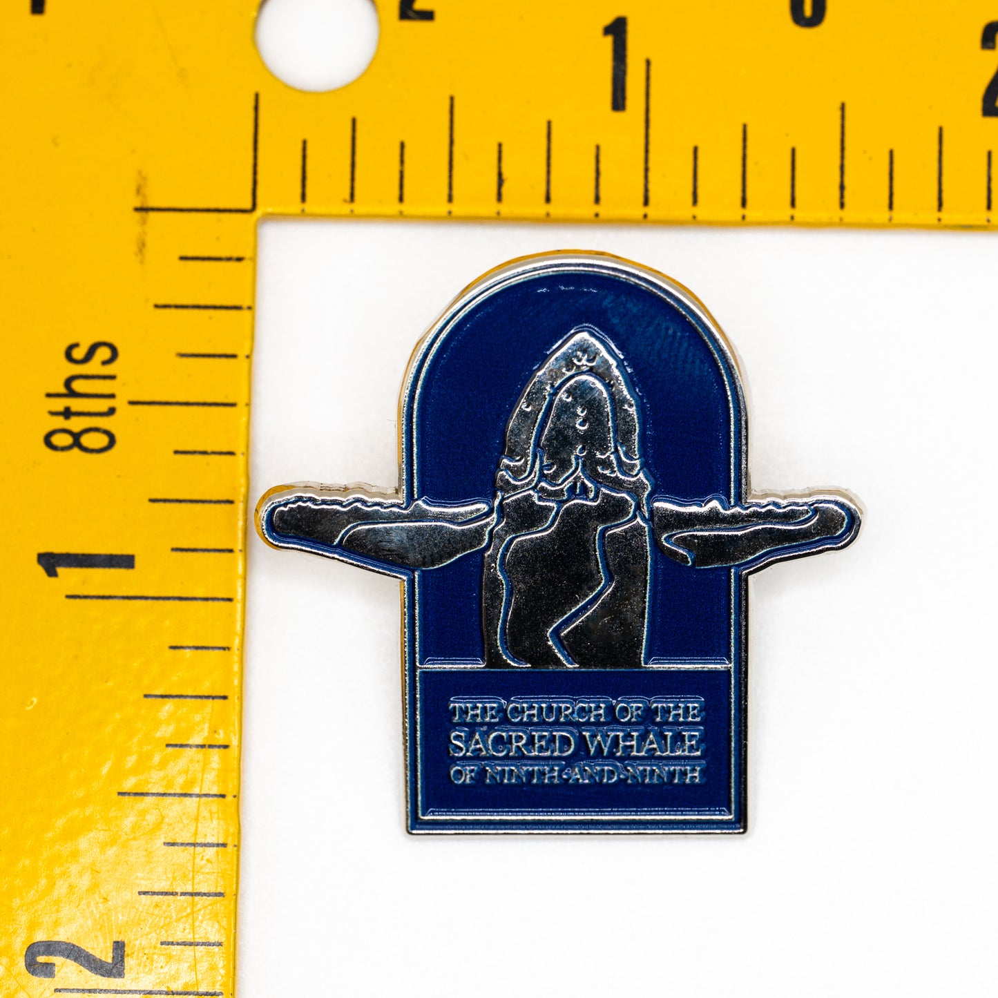 Sacred Whale Enamel Pin