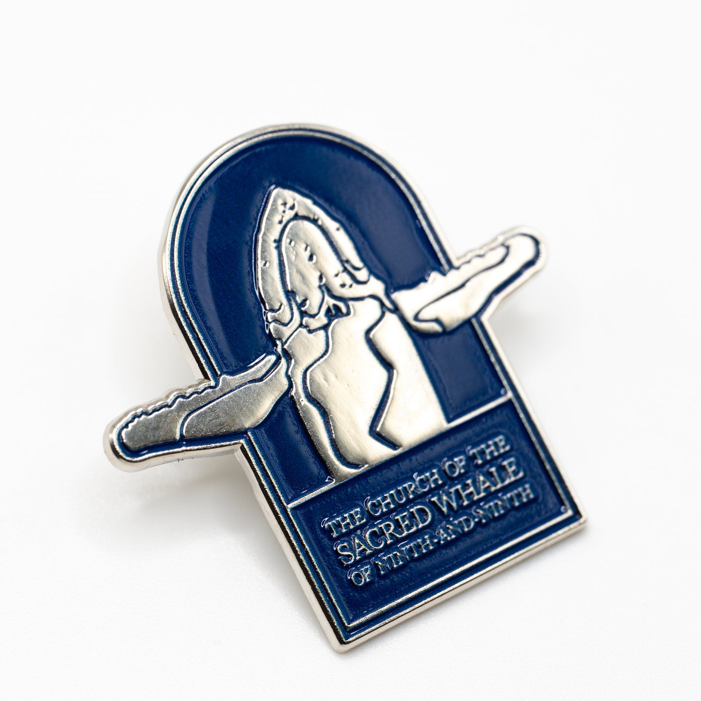 Sacred Whale Enamel Pin