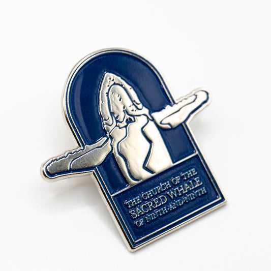 Sacred Whale Enamel Pin