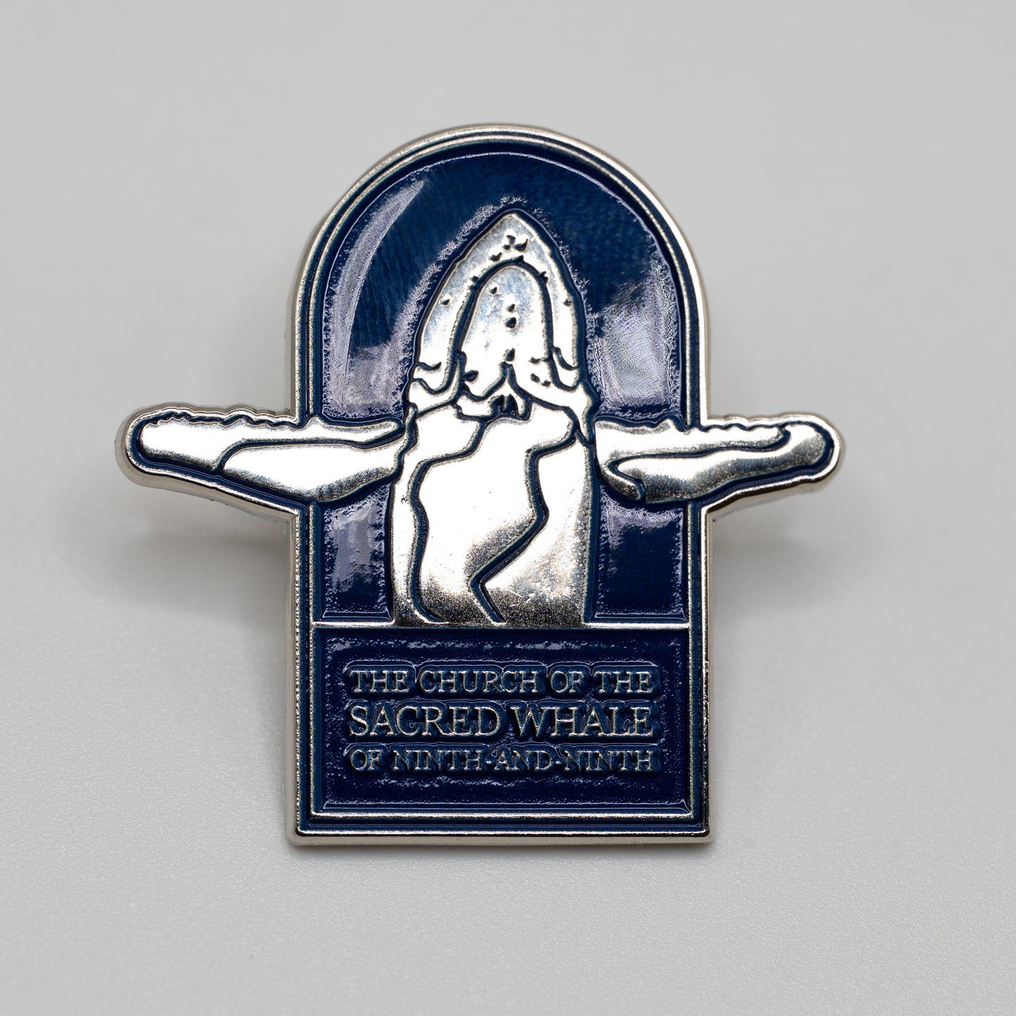 Sacred Whale Enamel Pin